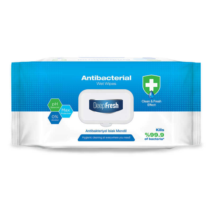 Antibakteriyel Islak Mendil 100 Yaprak