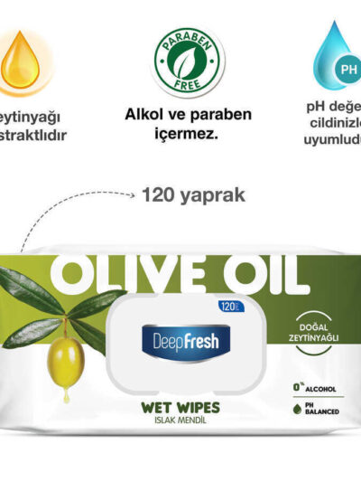 Doğal Özlü Zeytinyağı Islak Mendil