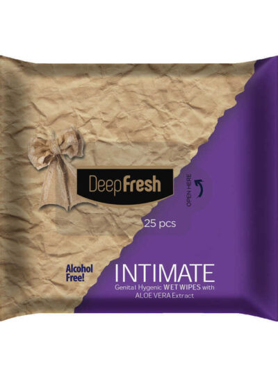 Intimate Genital Bölge Temizleme Mendili Aloevera 25 Yaprak