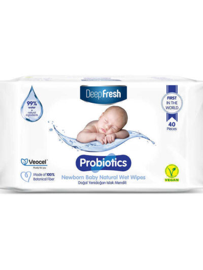 Probiyotik Doğal Yenidoğan Islak Mendil 40 Yaprak