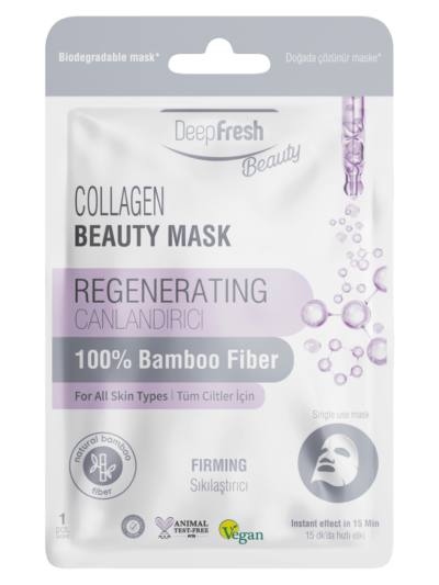 Tek Kullanımlık Collagen Canlandırıcı Sıkılaştırıcı Yüz Maskesi Tekli