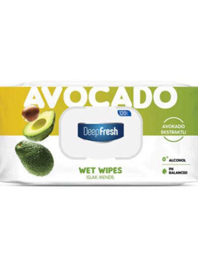 Doğal Özlü Avokado Islak Mendil