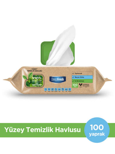 Biodegredable Yüzey Temizleme Havlusu 100 Yaprak