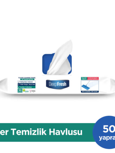 Mop Uyumlu İz Bırakmaz Yer Temizleme Havlusu 50 Yaprak